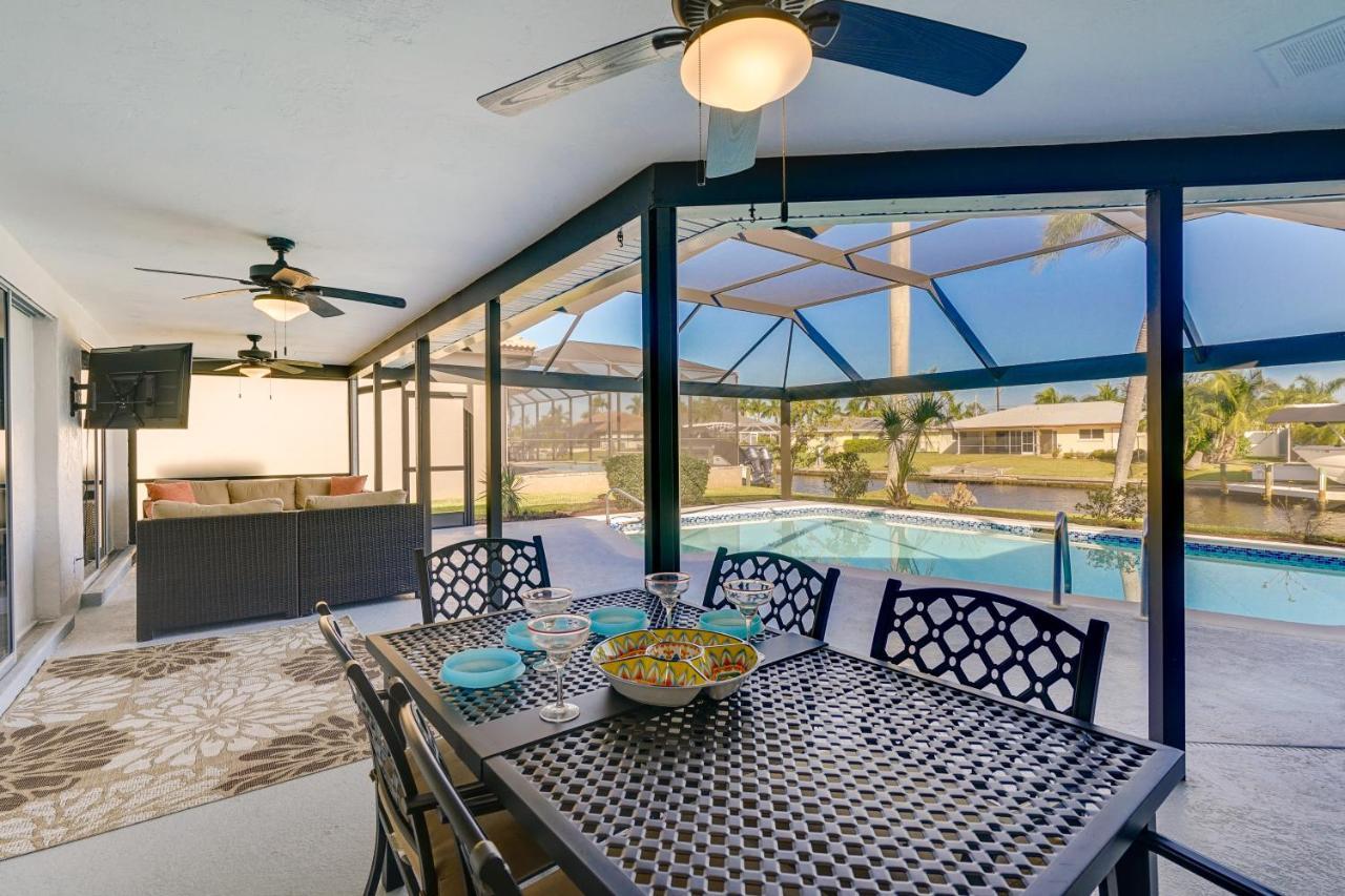 Waterfront Cape Coral Home With Private Pool! Экстерьер фото