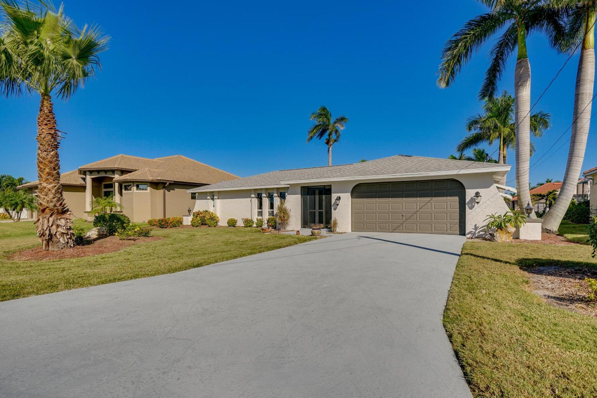 Waterfront Cape Coral Home With Private Pool! Экстерьер фото